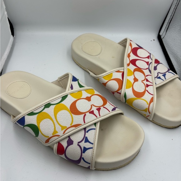 EUC Coach Rainbow Slides - Picture 4 of 15